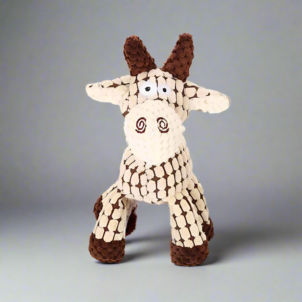 Animal Squeaky Dog Toy Plush – Soft Animal Chew for Small Medium Large Dog