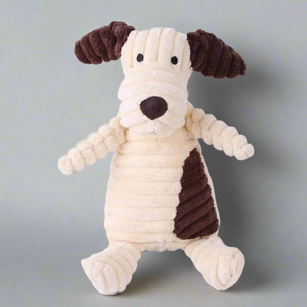 Animal Squeaky Dog Toy Plush – Soft Animal Chew for Small Medium Large Dog