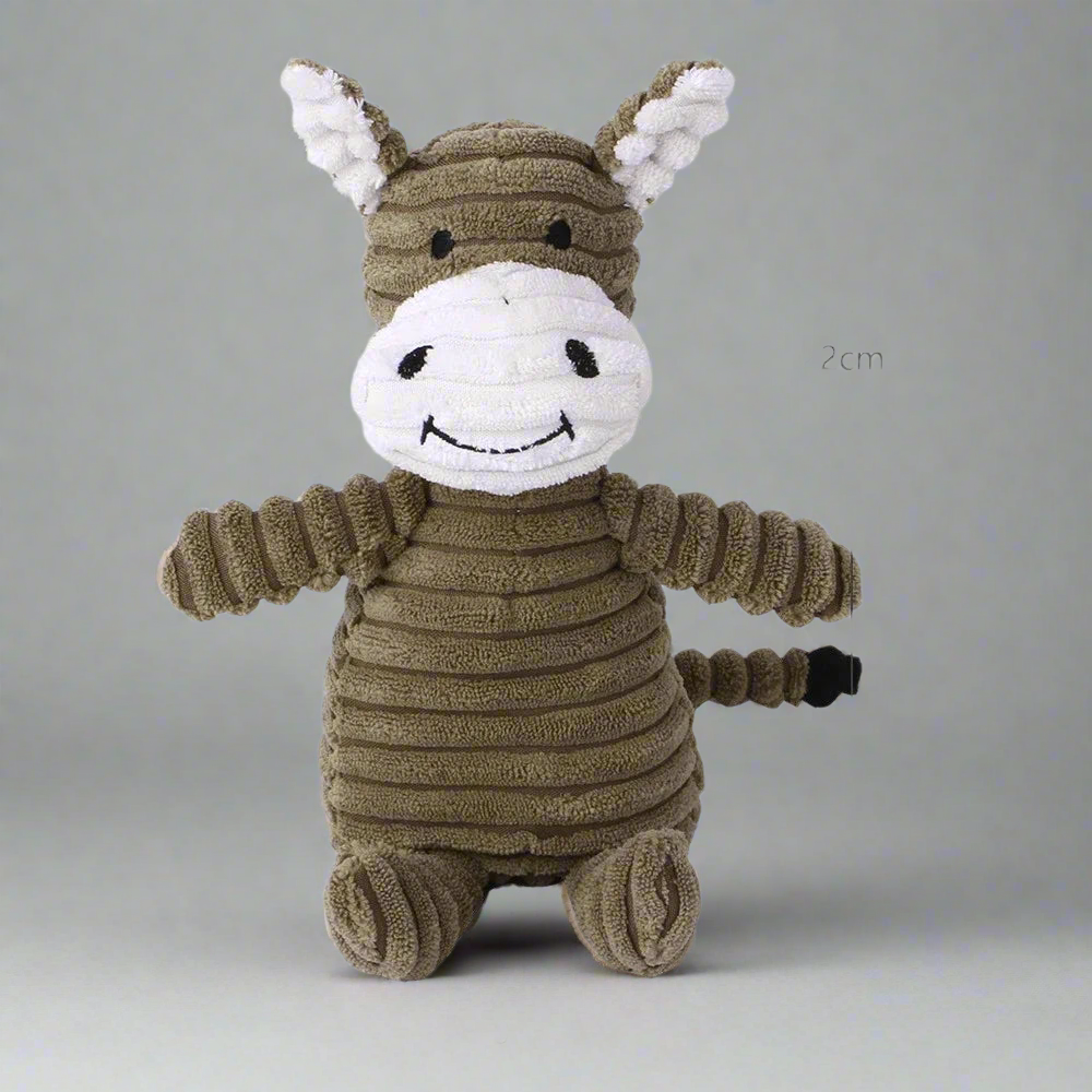 Animal Squeaky Dog Toy Plush – Soft Animal Chew for Small Medium Large Dog