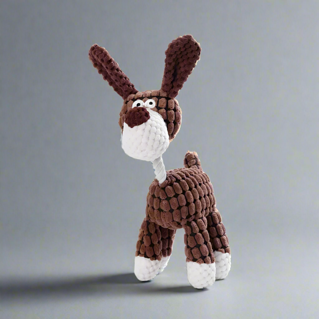 Animal Squeaky Dog Toy Plush – Soft Animal Chew for Small Medium Large Dog