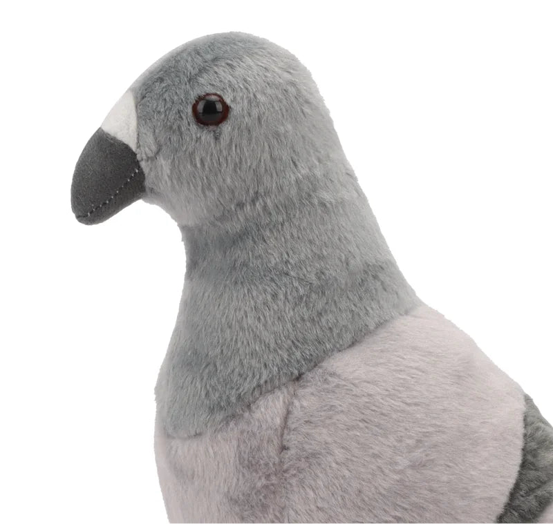 27cm Realistic Pigeon Plush – Soft Grey Bird Toy Lifelike Feathered Friend