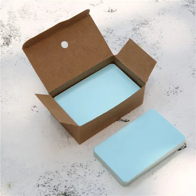 100pcs Kraft Paper Blank Cards – Message, Thank You, Business, Price Tags Bookmark Cards