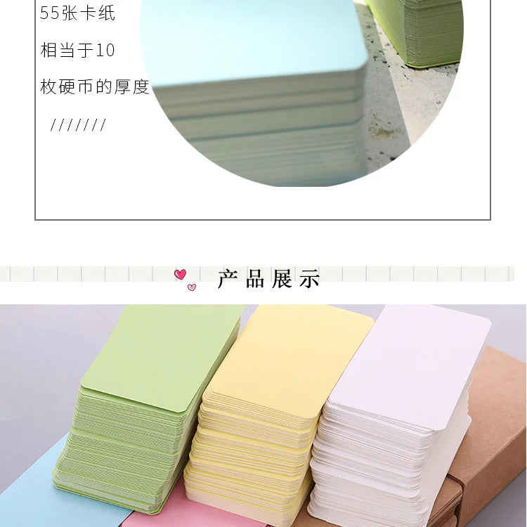 100pcs Kraft Paper Blank Cards – Message, Thank You, Business, Price Tags Bookmark Cards