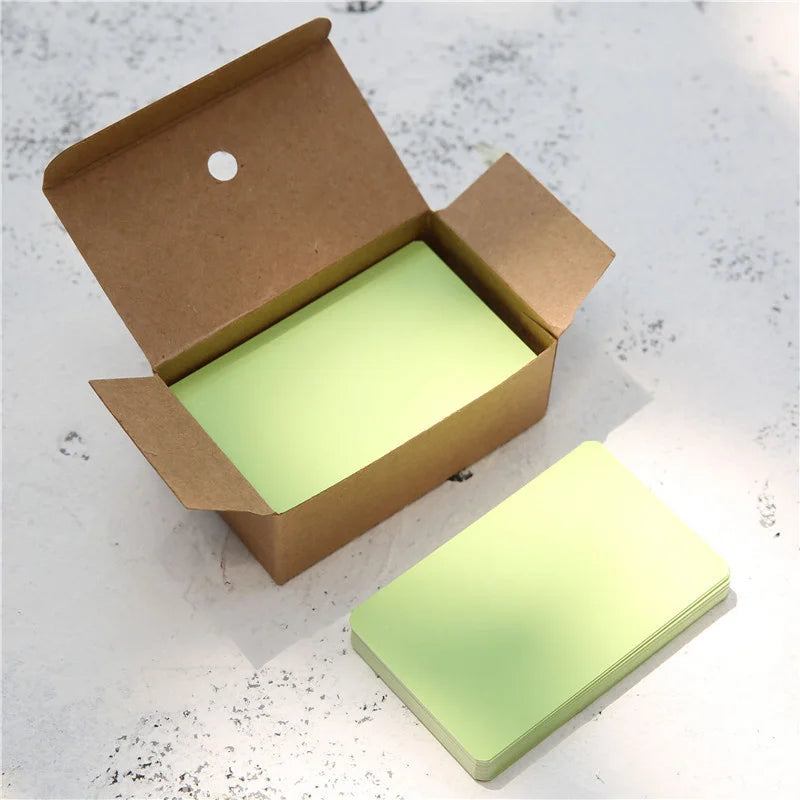 100pcs Kraft Paper Blank Cards – Message, Thank You, Business, Price Tags Bookmark Cards