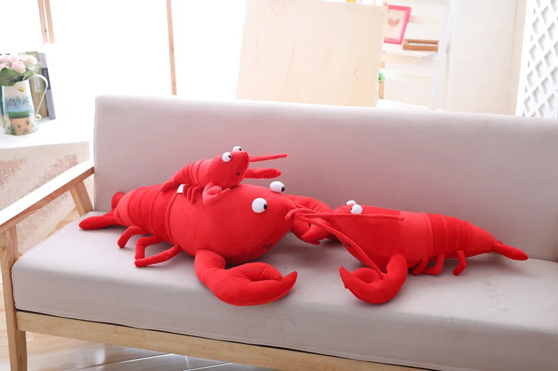 30cm-80cm Giant Large Red Lobster Plush Soft Toy