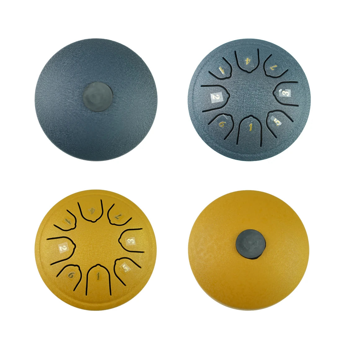 4.5-Inch 8-Tone Steel Garden Rain Drum Tongue Drum – Mini Handpan Drum with Drumstick