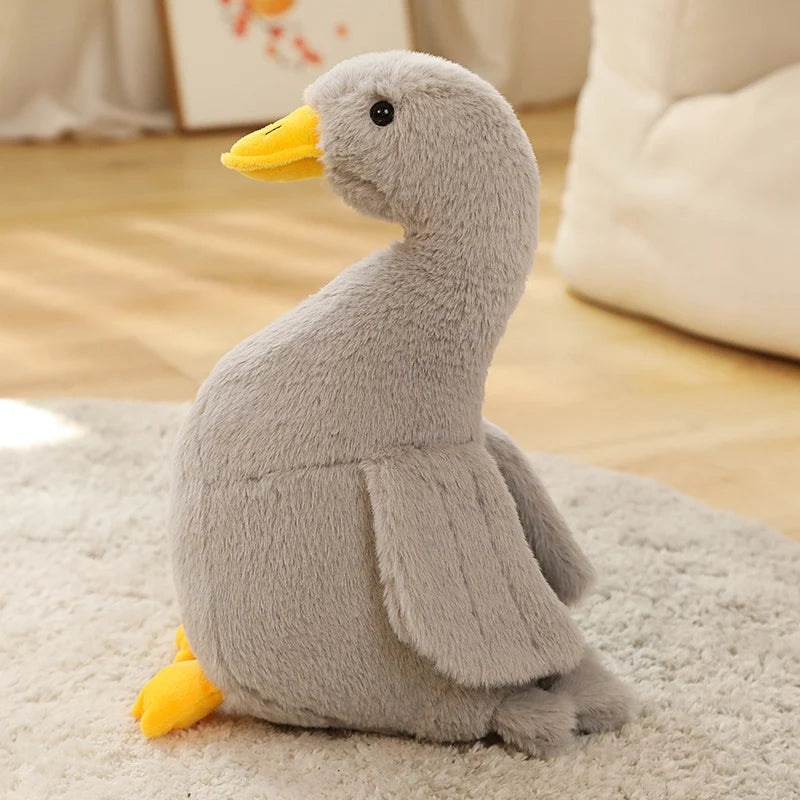 30/40cm Large Cute Duck Plush Toy in Yellow, White, Grey or Black - Stuffed Animal Soft Toy Gift