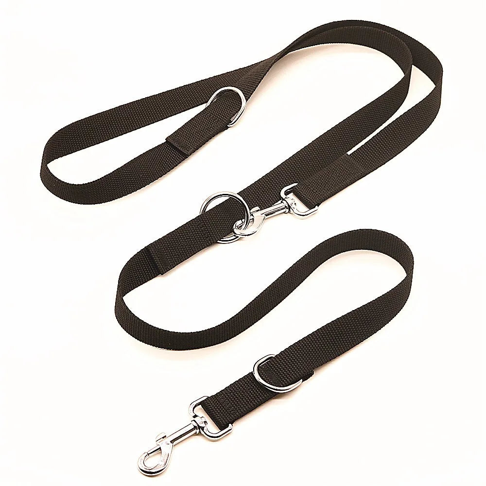 Adjustable Dog Training Lead – Heavy-Duty Police-Style Leash for Walking & Control