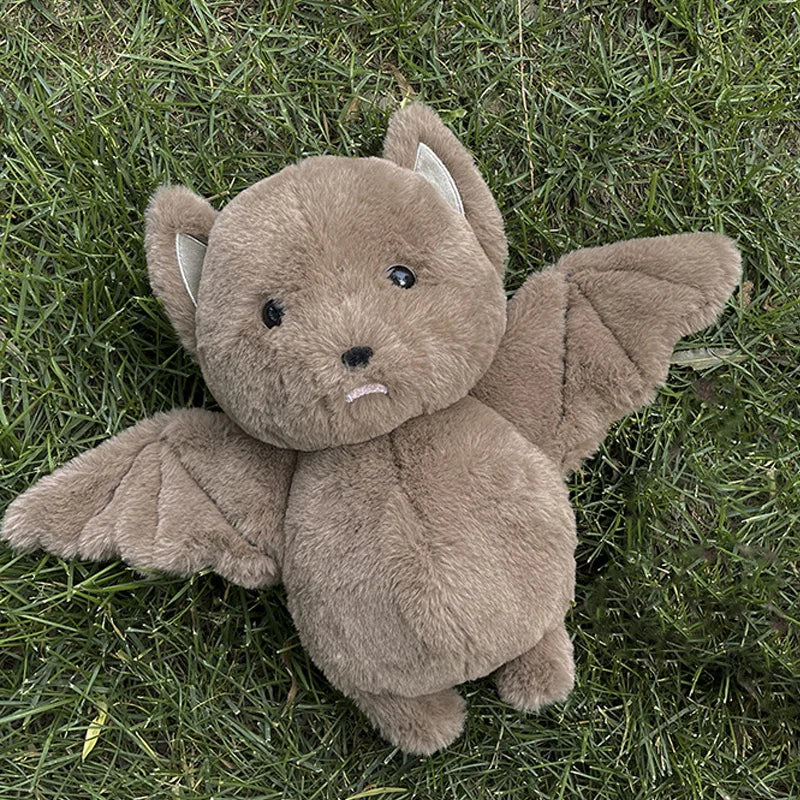 30cm Cute Grey/Brown Bat Plush Soft Cartoon Bat Toy Halloween