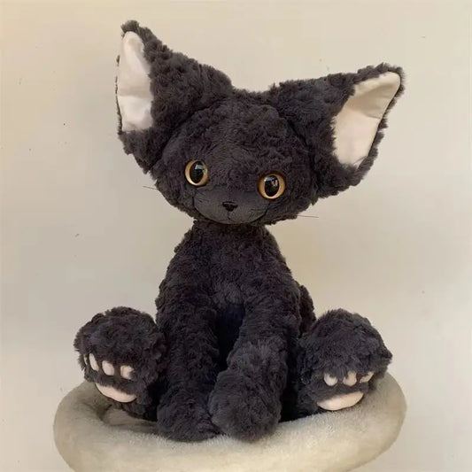 30/40cm Large Cat Plush – Black White Cute Cat Kitten Soft Toy