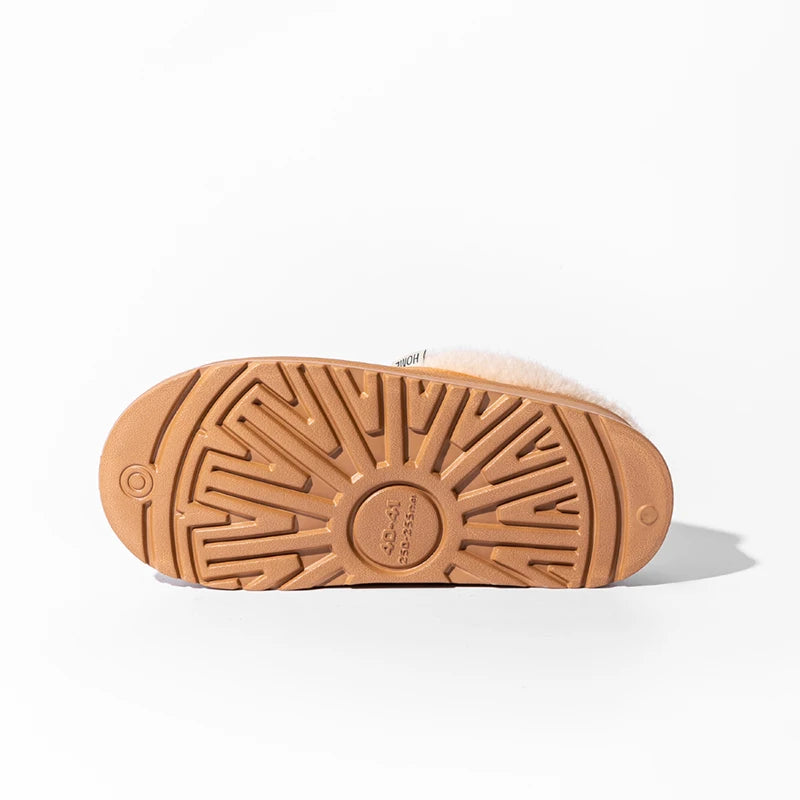 Women’s Men’s Unisex Slippers - Fluffy Thick EVA Sole Anti-Slip Indoor Slippers Warm for Winter Autumn