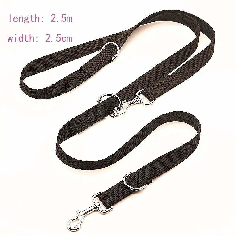 Adjustable Dog Training Lead – Heavy-Duty Police-Style Leash for Walking & Control