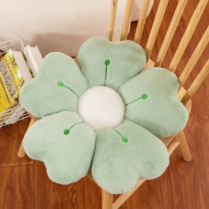 Sunflower Daisy Flower Cushion Pillow, Seat Cushion Plush Toy Mat Gift