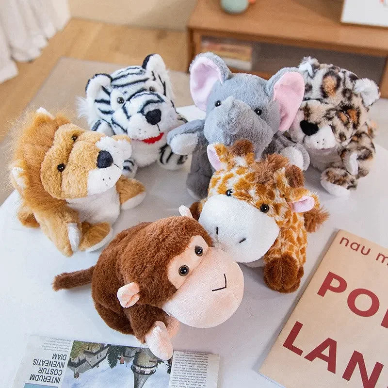 25cm Animal Hand Puppet – Horse, Pig, Lion, Monkey, Fox & More Soft Puppets