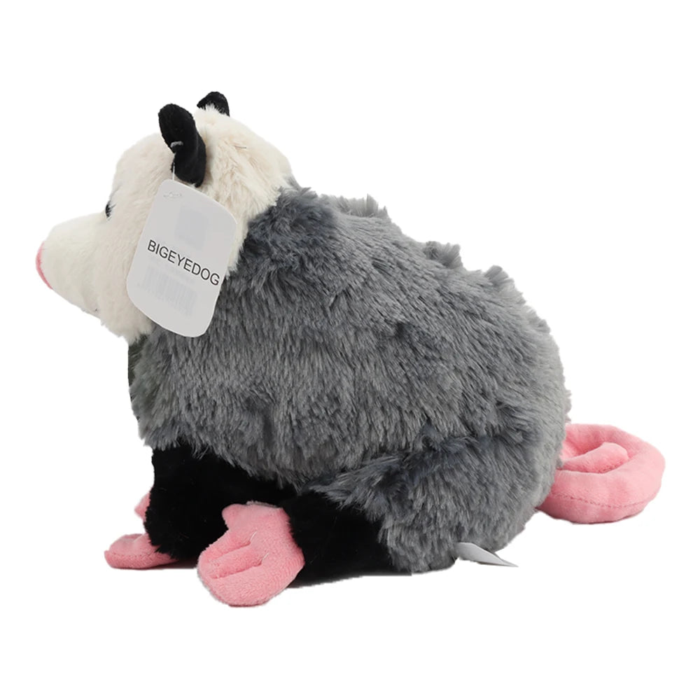 Opossum Plush Toy – Soft Stuffed Animal Doll - Realistic Mouse-Like Plush
