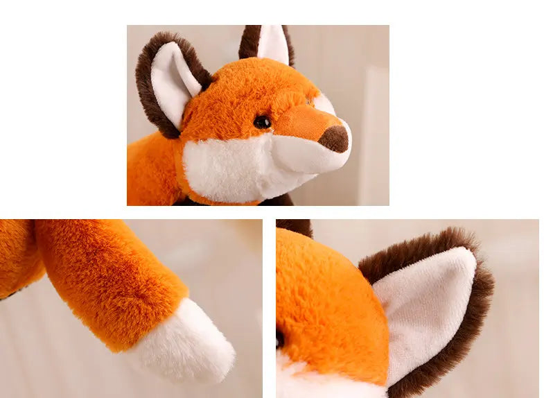 Large Raccoon, Fox, Crocodile or Sloth Soft Fluffy Plush Toy Pillow