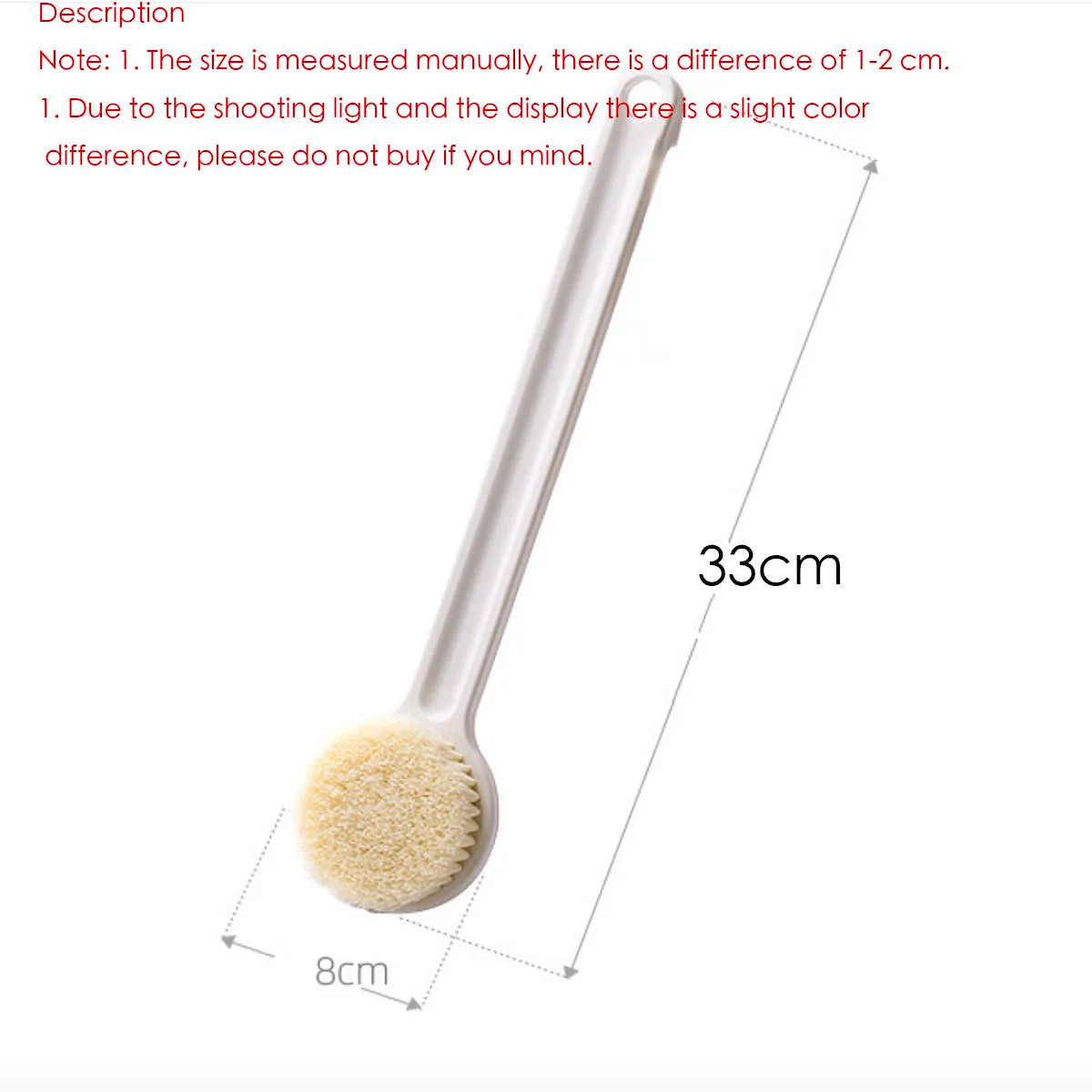 Japanese Long Handle Soft Bristle Bath Brush – Back Scrubber for Shower & Body Exfoliation