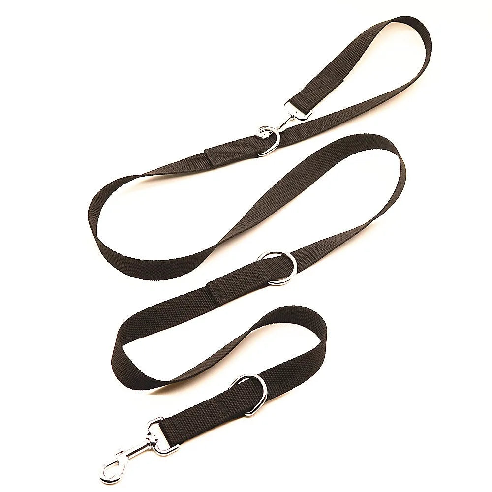 Adjustable Dog Training Lead – Heavy-Duty Police-Style Leash for Walking & Control