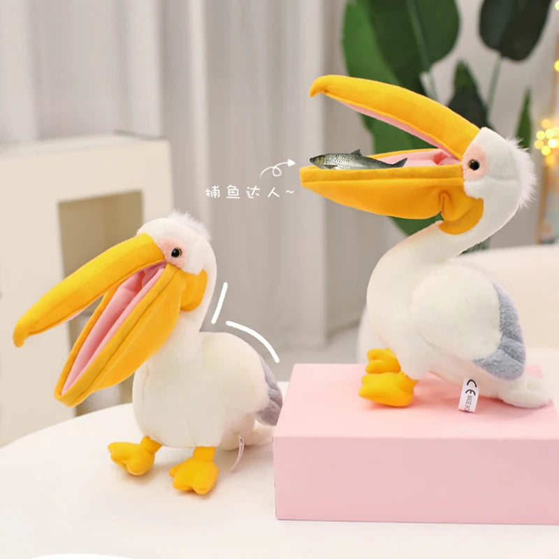 40cm Flamingo or 30cm Pelican Plush Toy – Soft Bird Stuffed Toys