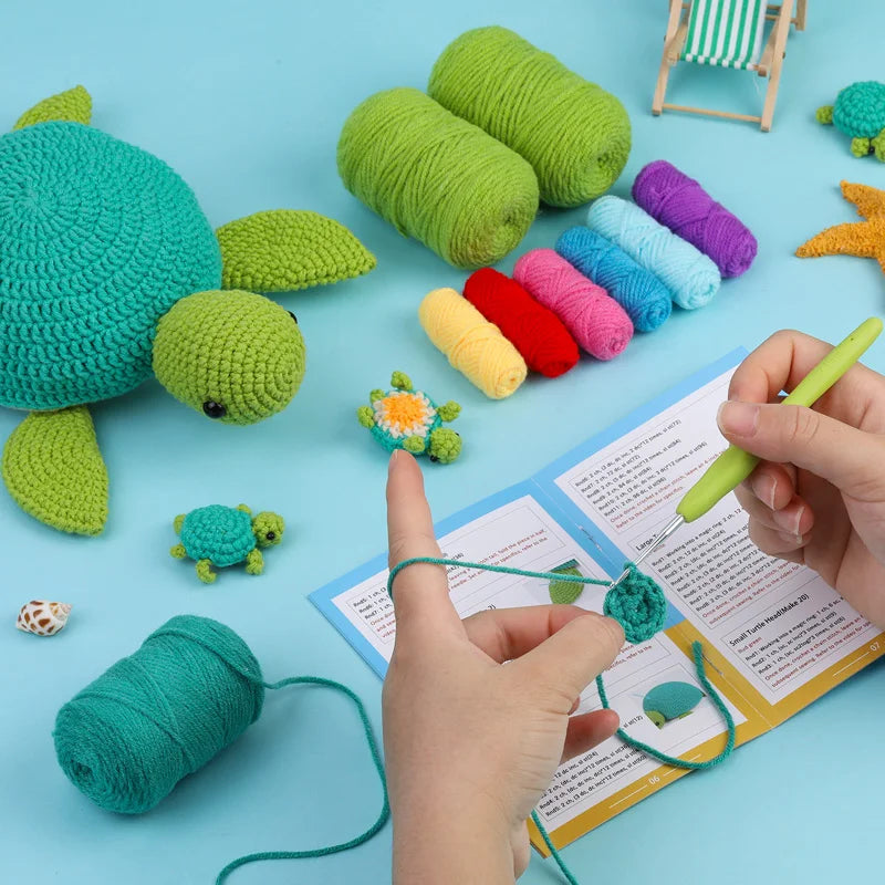 Crochet Kit for Beginners – Memory Matching Game with Video Tutorials & Accessories