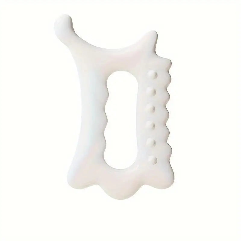 Ergonomic Handheld Massage Tool – Versatile Gua Sha Handheld Plastic Massager Tool for Face & Body
