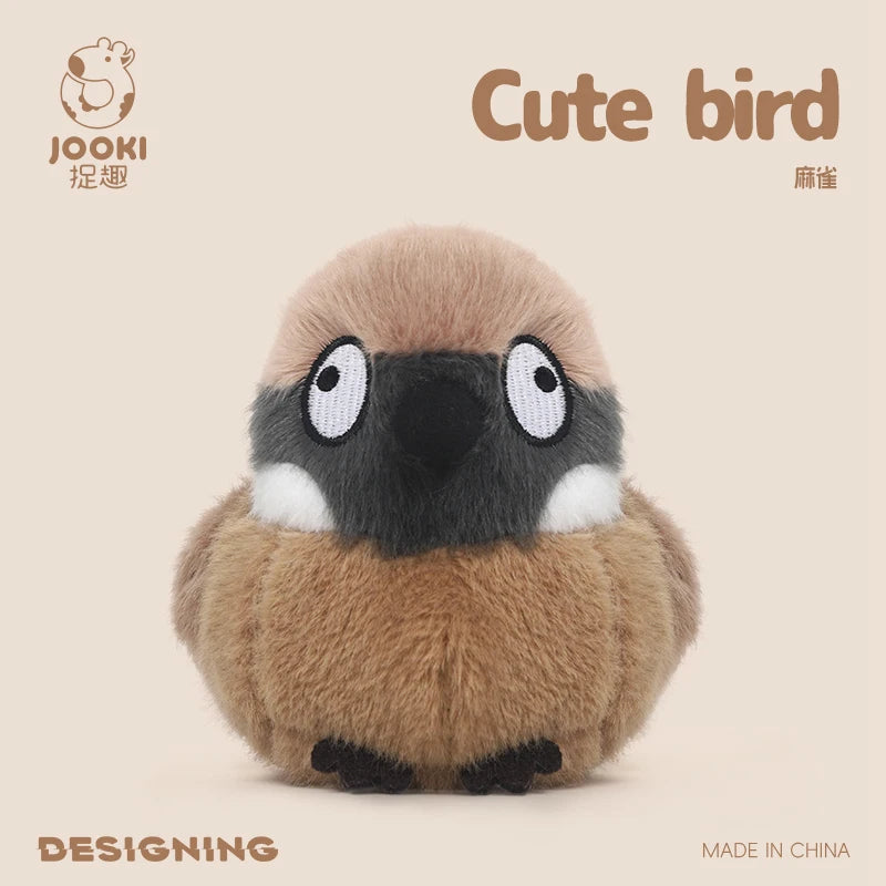 11cm Lifelike Mini Bird Plush Soft Toy – Kingfisher, Sparrow, Sunbird, Myna & More