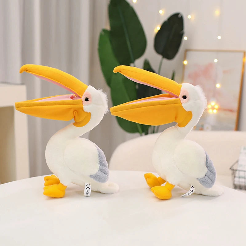40cm Flamingo or 30cm Pelican Plush Toy – Soft Bird Stuffed Toys
