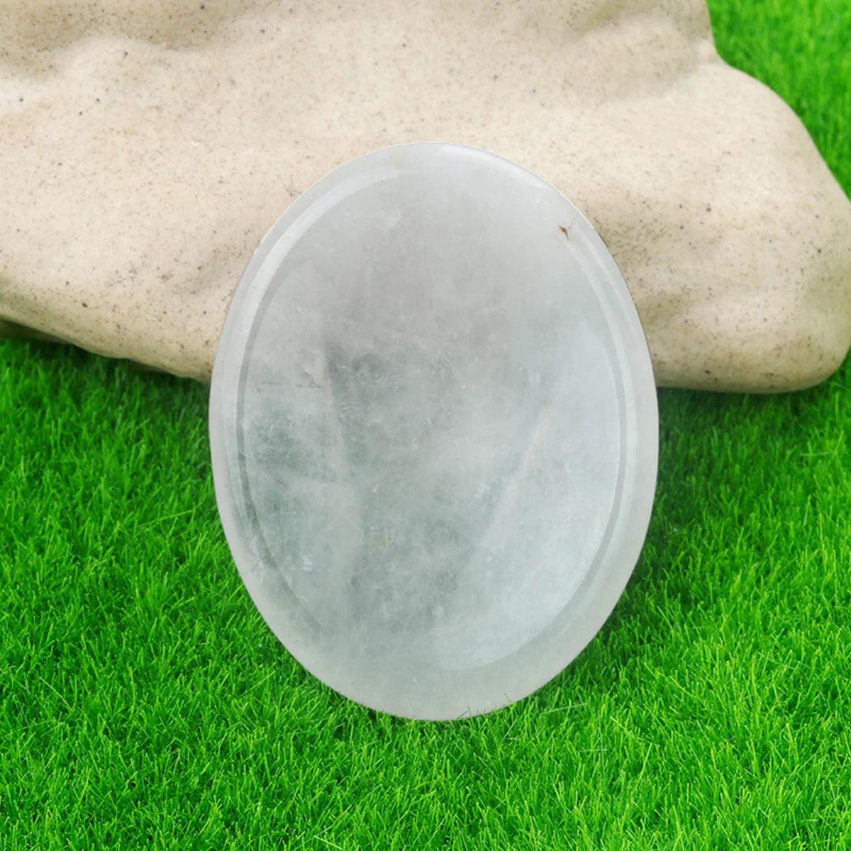 Crystal Sensory Fidget Worry Stones – Smooth Natural Crystal Stones for Anxiety ADHD Autism Meditation Healing Chakra Balance Mental Health Stress Relief