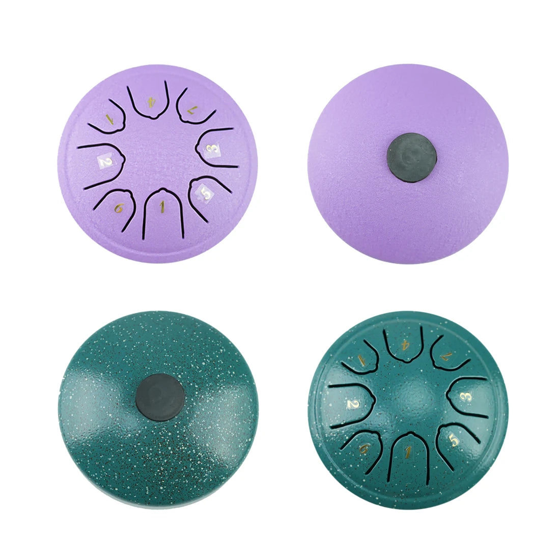 4.5-Inch 8-Tone Steel Garden Rain Drum Tongue Drum – Mini Handpan Drum with Drumstick
