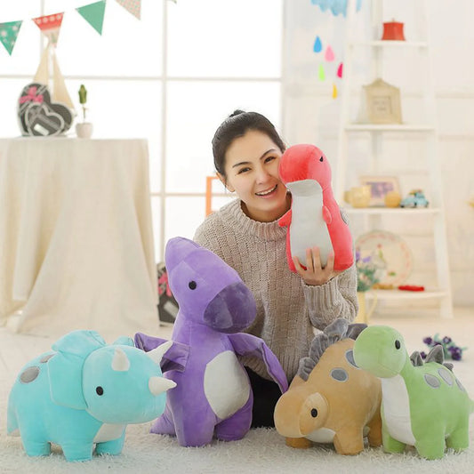 Large Dinosaur Plush Soft Toy – 5 Designs, 30cm or 50cm Stuffed Dinosaurs Animals
