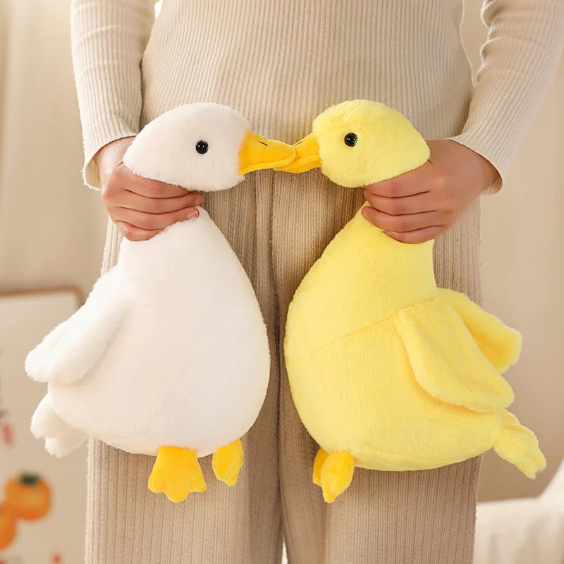 30/40cm Large Cute Duck Plush Toy in Yellow, White, Grey or Black - Stuffed Animal Soft Toy Gift
