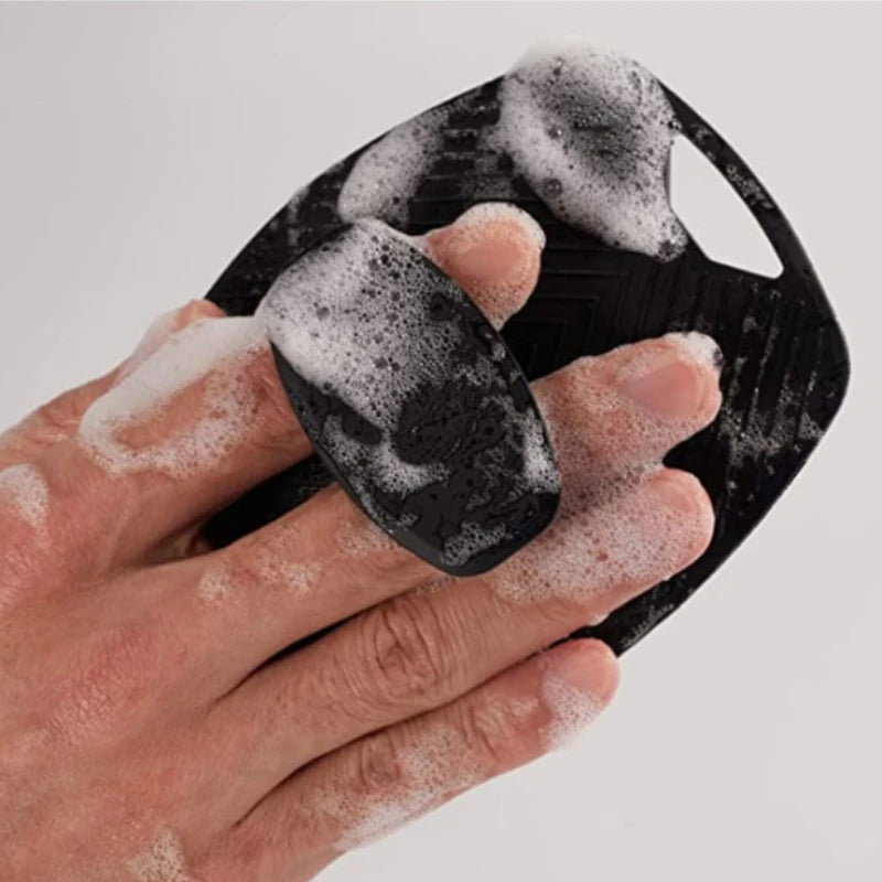 Soft Silicone Exfoliating Shower Brush – Gentle Body Cleanser & Massage Scrubber
