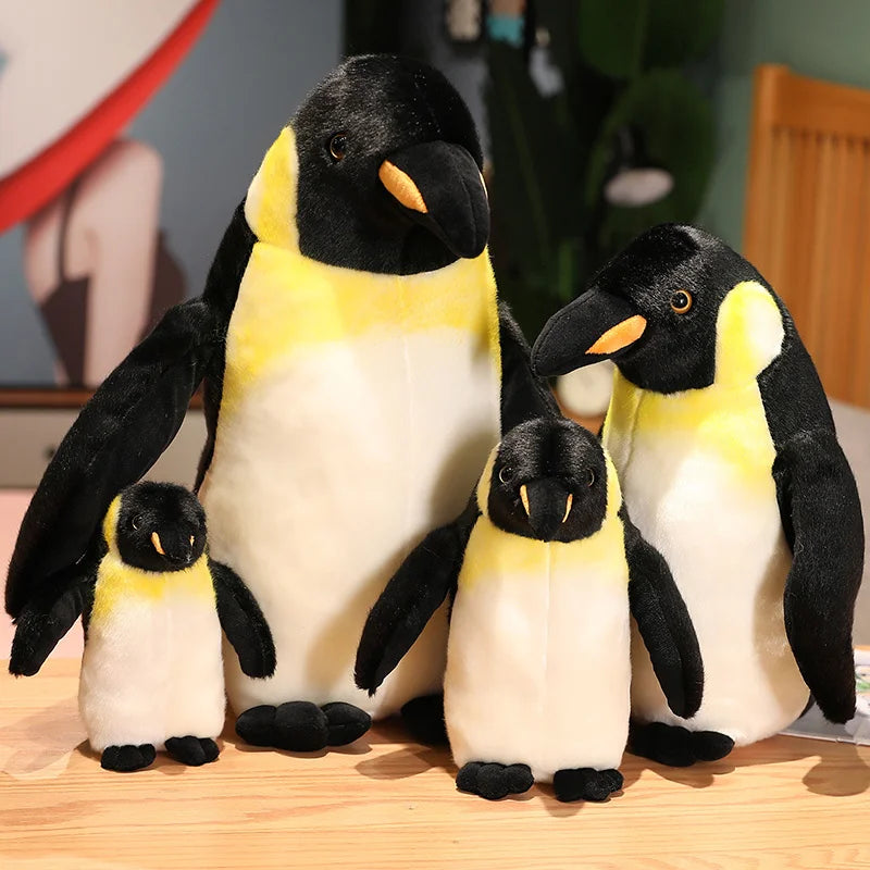 17-45cm Large Realistic Penguin Bird Plush Soft Toy