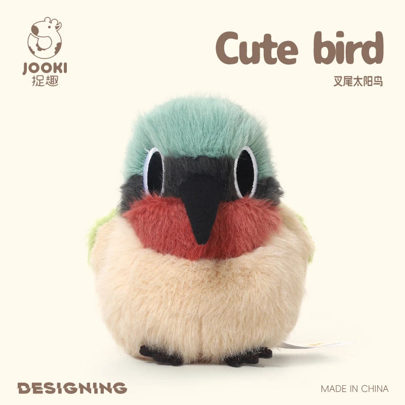 11cm Lifelike Mini Bird Plush Soft Toy – Kingfisher, Sparrow, Sunbird, Myna & More