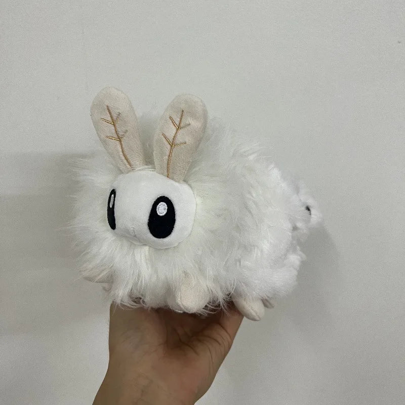 20cm Poodle Moth Plush – Fluffy Cute Anime-Style Insect Soft Toy Gift