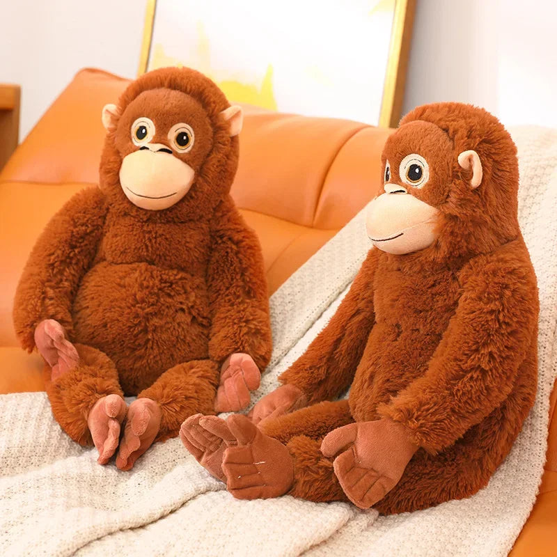 66cm Orangutan Plush Soft Toy – Large Monkey Cuddly Plush Gift