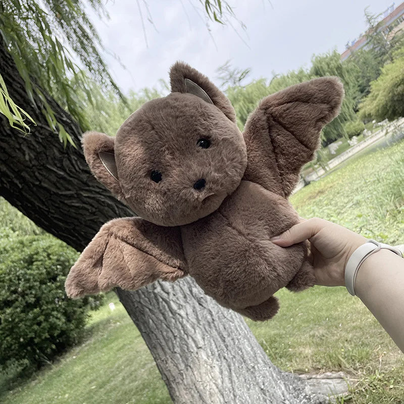 30cm Cute Grey/Brown Bat Plush Soft Cartoon Bat Toy Halloween