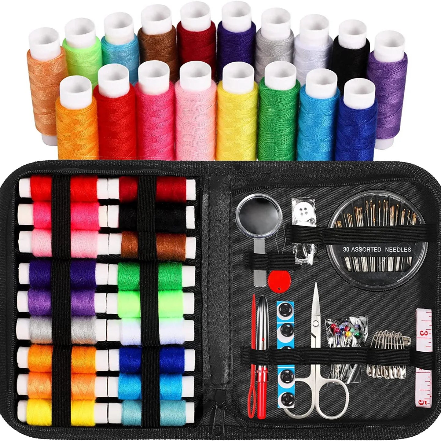 DIY Multi-Function Sewing Kit – Compact Sewing Box Set for Hand Quilting, Stitching & Repairs