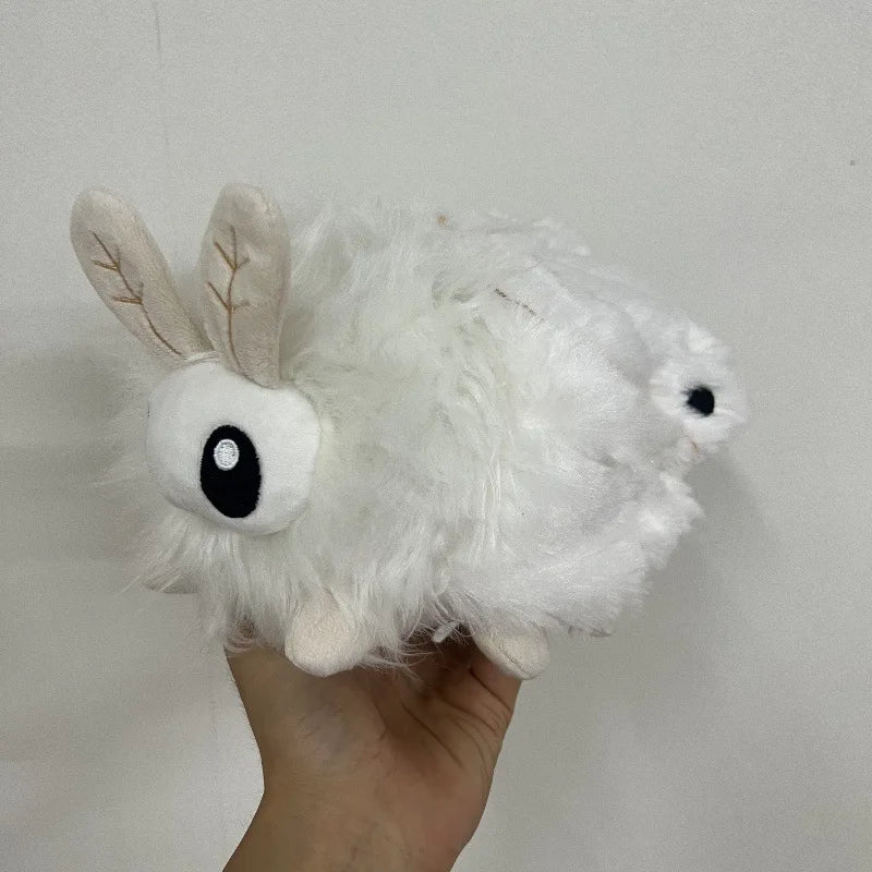 20cm Poodle Moth Plush – Fluffy Cute Anime-Style Insect Soft Toy Gift