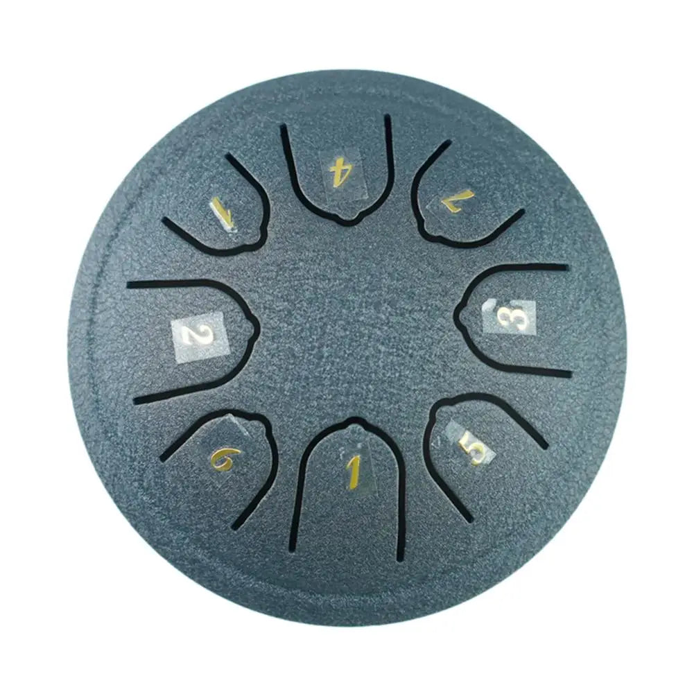 4.5-Inch 8-Tone Steel Garden Rain Drum Tongue Drum – Mini Handpan Drum with Drumstick