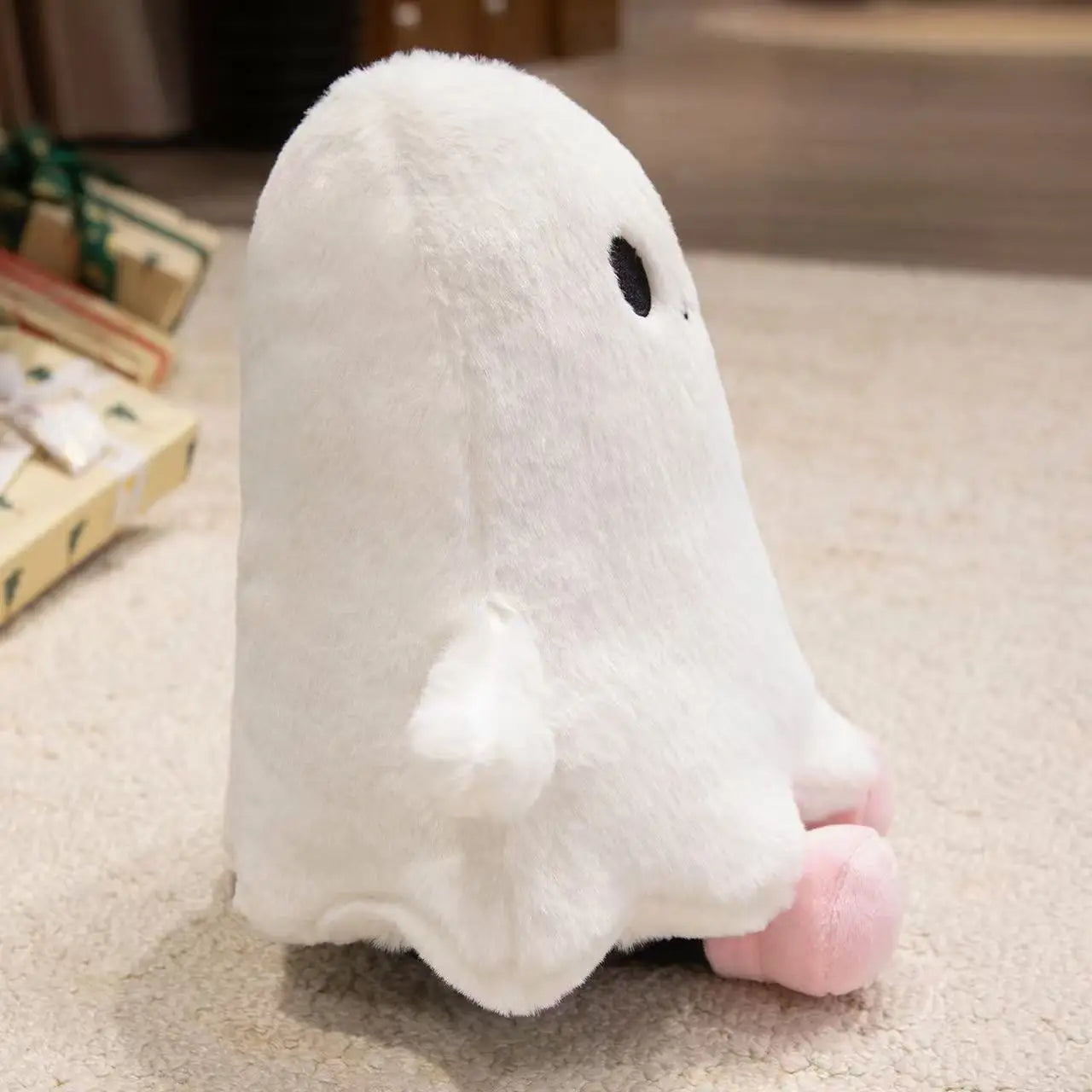 18-30cm Large Ghost Pumpkin Halloween Plush Soft Toy Smiling