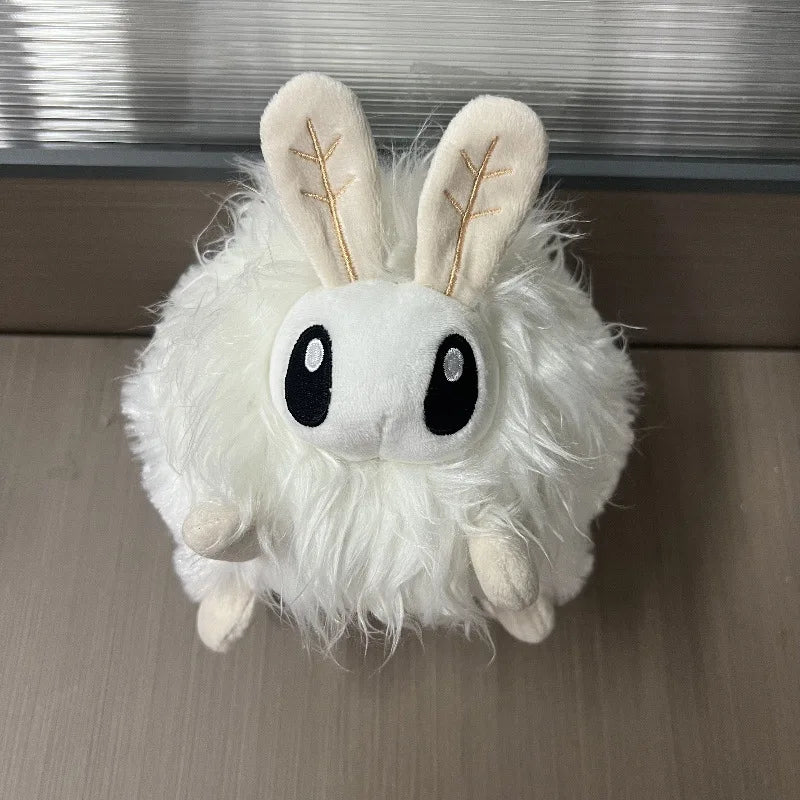 20cm Poodle Moth Plush – Fluffy Cute Anime-Style Insect Soft Toy Gift