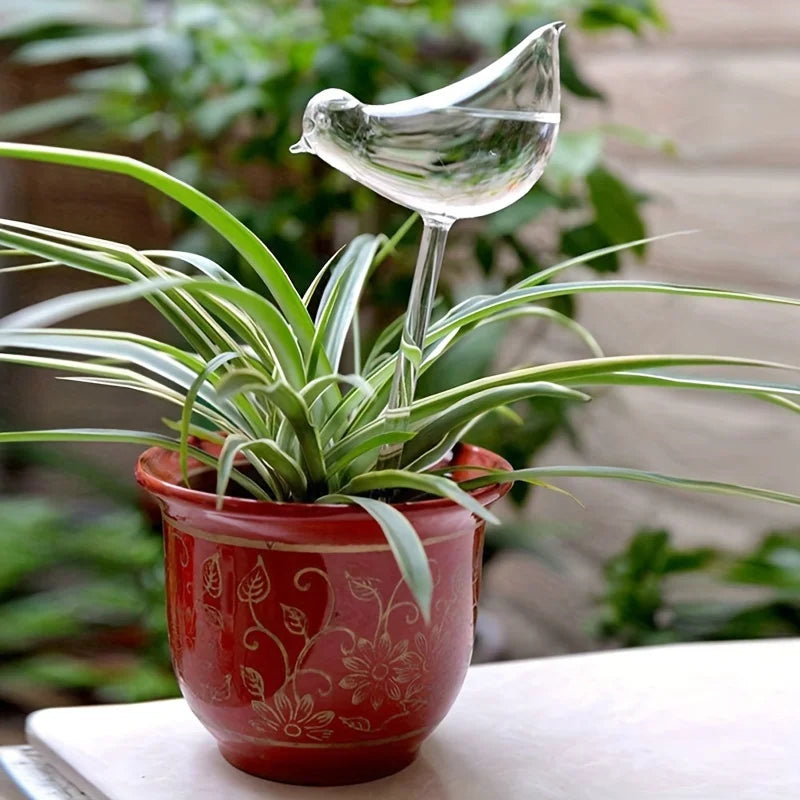 3pc Bird-Shaped Automatic Plant Watering Spike – Self-Watering Plastic Device for Indoor & Outdoor Pots
