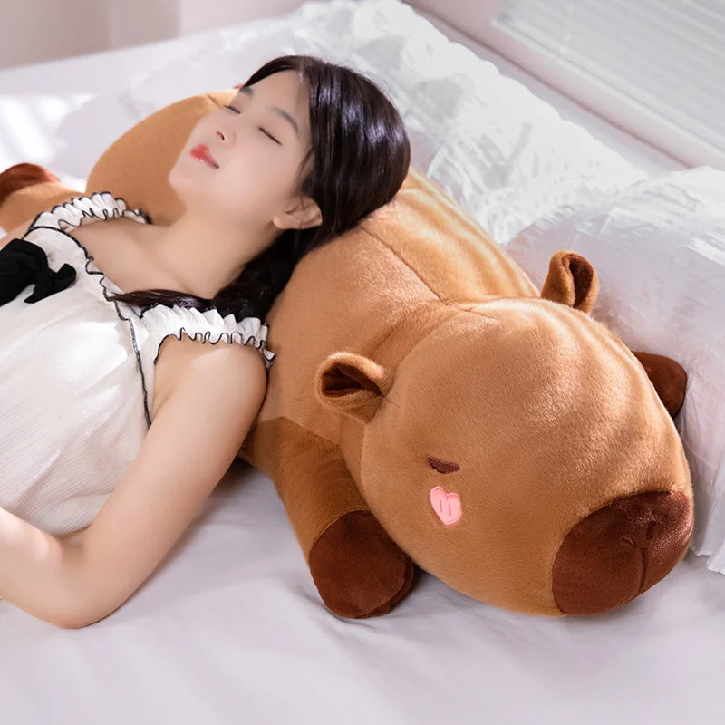 Giant Large Capybara Plush 60-100cm – Cute Capybara Soft Toy Pillow