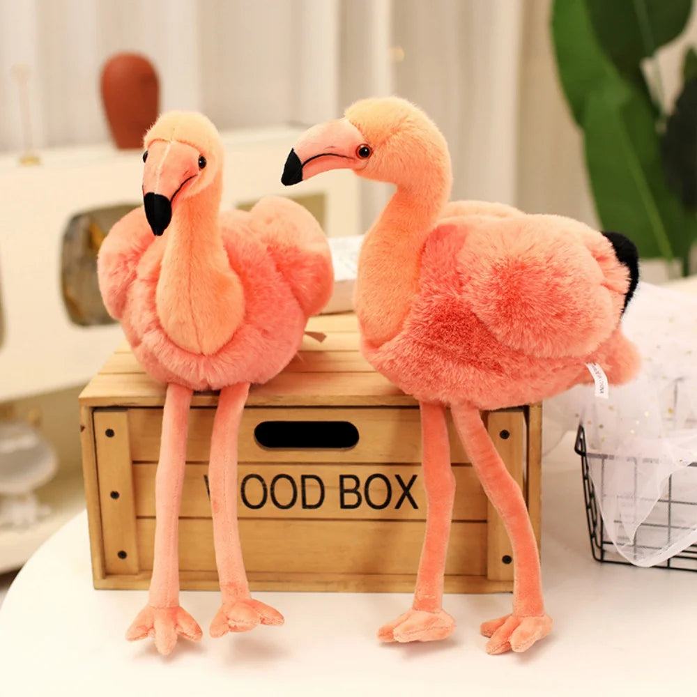 40cm Flamingo or 30cm Pelican Plush Toy – Soft Bird Stuffed Toys