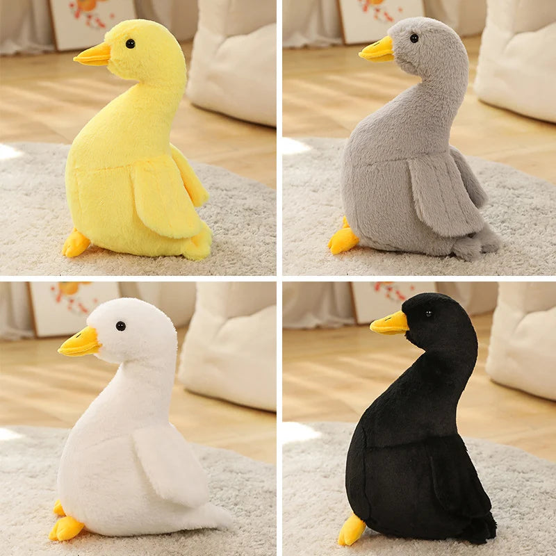 30/40cm Large Cute Duck Plush Toy in Yellow, White, Grey or Black - Stuffed Animal Soft Toy Gift