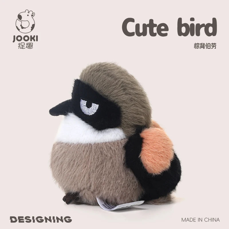 11cm Lifelike Mini Bird Plush Soft Toy – Kingfisher, Sparrow, Sunbird, Myna & More