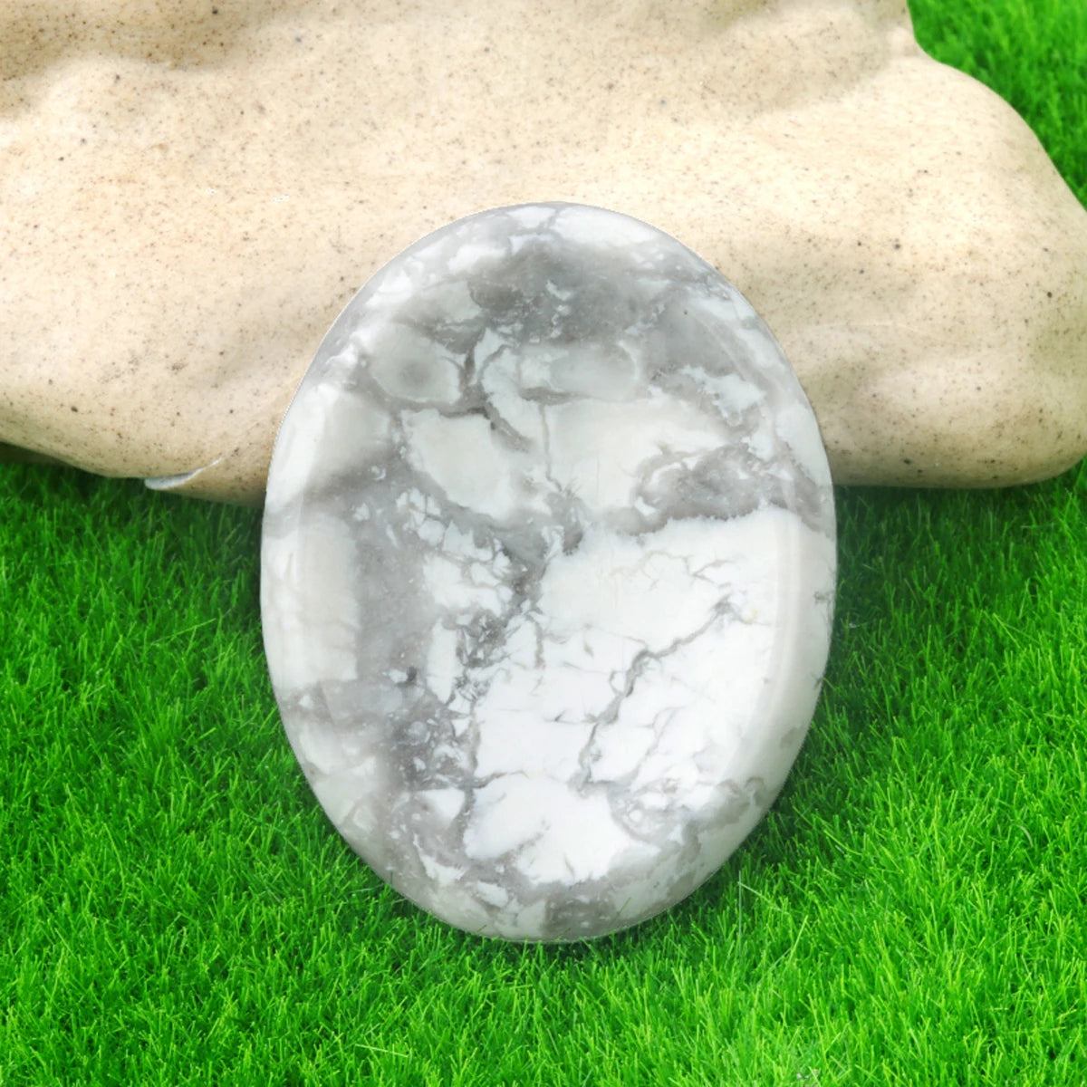 Crystal Sensory Fidget Worry Stones – Smooth Natural Crystal Stones for Anxiety ADHD Autism Meditation Healing Chakra Balance Mental Health Stress Relief