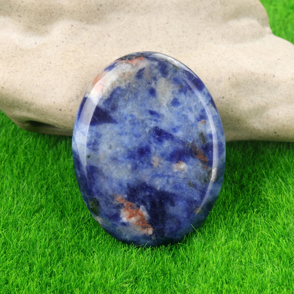 Crystal Sensory Fidget Worry Stones – Smooth Natural Crystal Stones for Anxiety ADHD Autism Meditation Healing Chakra Balance Mental Health Stress Relief