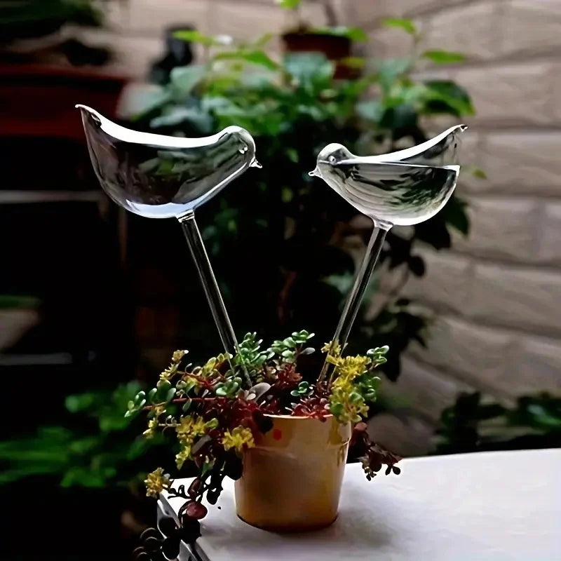 3pc Bird-Shaped Automatic Plant Watering Spike – Self-Watering Plastic Device for Indoor & Outdoor Pots